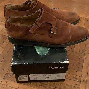 Magnanni mint condition double monk strap